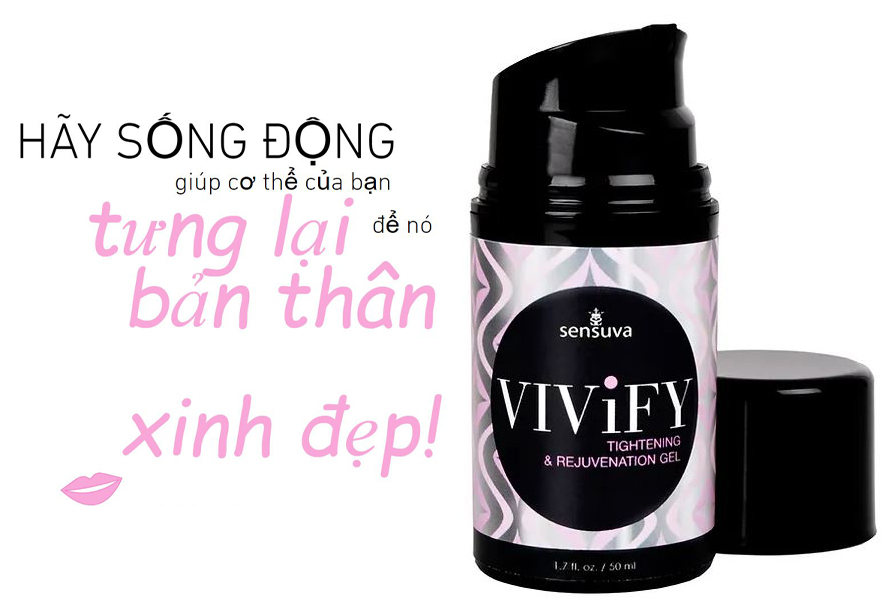 gel se khít cô bé Sensuva Vivify