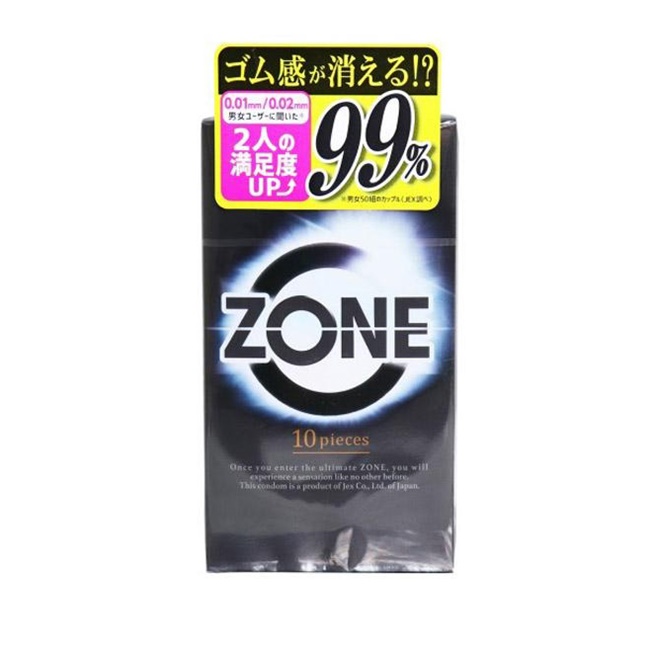 Bao Cao Su Mỏng Nhất Thể Giới Jex Zone 0.01 Của Nhật Bản 