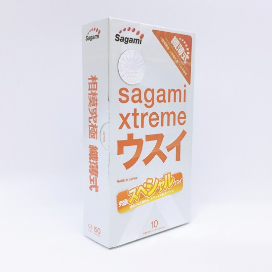 Bao cao su mỏng trơn Sagami Xtreme Superthin Nhật bản