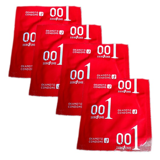 bao cao su siêu mỏng của Nhật Okamoto 0.01 Zero One