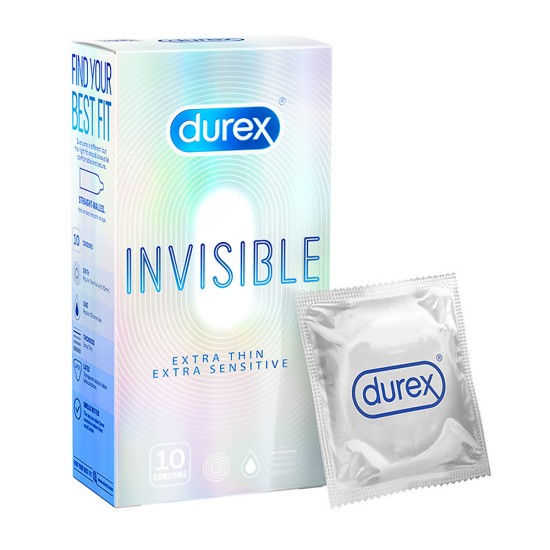 Durex Invisible Extra Thin siêu mỏng chân thực