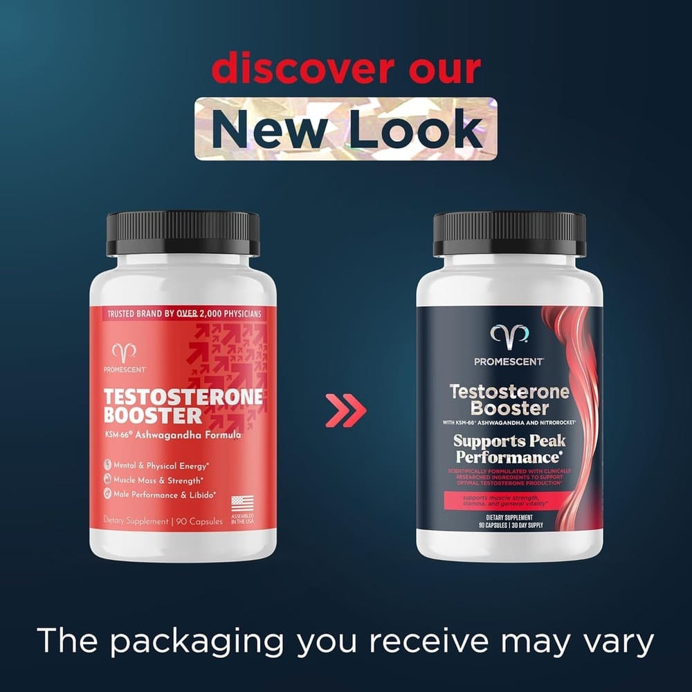 Viên uống hỗ trợ sinh lý nam Promescent Testosterone Booster - 90 viên