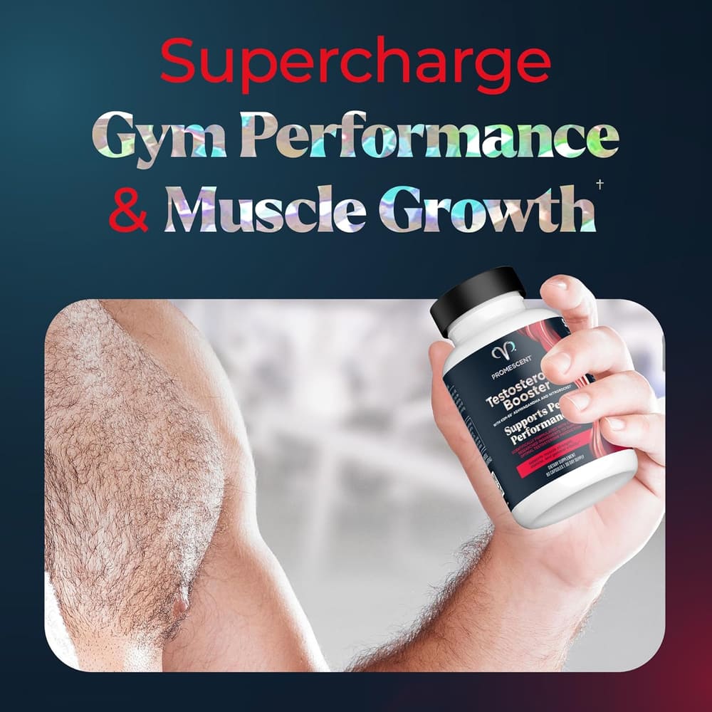 Viên uống hỗ trợ sinh lý nam Promescent Testosterone Booster - 90 viên