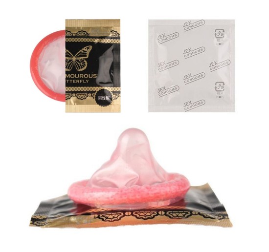 Bao cao su gai Nhật Bản Jex Glamourous Butterfly Dot