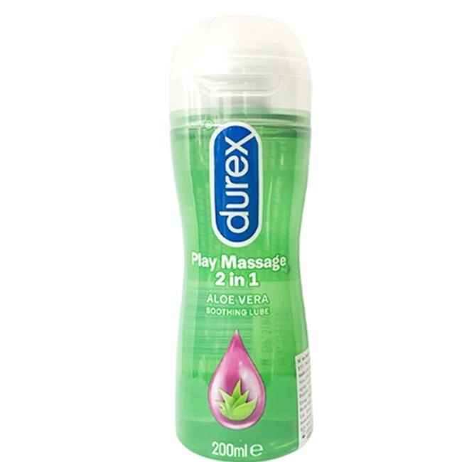 Gel Durex Play Massage 2 in 1 lọ 200ml bôi trơn âm đạo và toàn thân