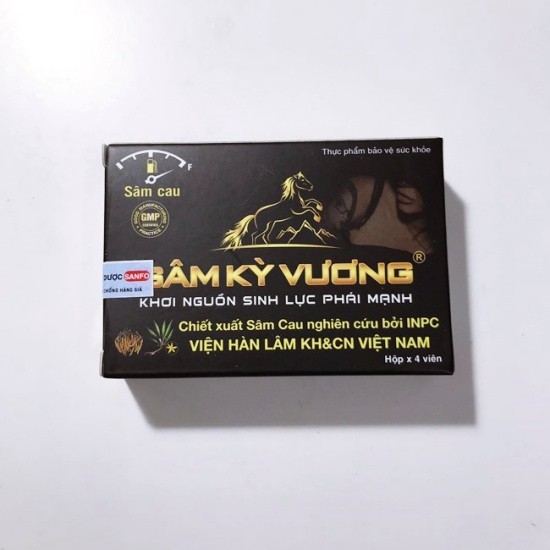 Sâm Kỳ Vương thực phẩm tăng cường sinh lý nam - 4v